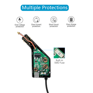 YX Car Charger for Mavic <strong>3</strong> Drone with Dual Outputs (17.6V/6A &amp; USB 5V/2A) ABS Material - Product Image 3
