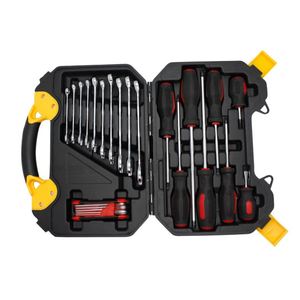 Multi Application Household Factory Hardware <b>Screwdriver</b> <b>Set</b> Combination Wrench <b>Set</b> Hex Key <b>with</b> High Quality Plastic Carry <b>Case</b> - Product Image 2