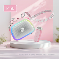 Nouvelle Enceinte Karaoké Portable Mini C22 pour Enfants avec Double Micro et Lumières LED RGB Colorées – Idéale pour Cadeaux de Fêtes, Jouets pour Enfants, Promotions en Centre Commercial