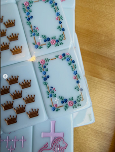 Jeu <span class=keywords><strong>de</strong></span> Mahjong Américain Château <span class=keywords><strong>de</strong></span> Conte <span class=keywords><strong>de</strong></span> Fées 160 Tuiles Rose Bleu Acrylique Thème <span class=keywords><strong>Princesse</strong></span> <span class=keywords><strong>de</strong></span> Luxe Vintage Cadeau <span class=keywords><strong>de</strong></span> Fête Familiale - Product Image 3