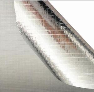 Gia cố mái cách nhiệt Vật liệu lợp sarking Trắng Polypropylene rắn Trắng cách nhiệt Lá phản chiếu - Product Image 1