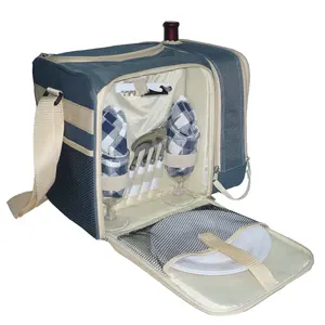 Gran oferta, venta de fábrica, hombro, impermeable, abridor de cremallera, viaje, bolsa de almuerzo al aire libre, bolsa refrigeradora para picnic