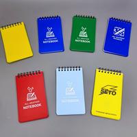 Carnet personnalisé réutilisable A7, pages de journal imperméables, bloc-notes à feuilles mobiles, mini carnet de poche en papier pierre, spirale