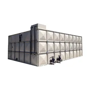 Large size 2x1m SMC GRP FRP panel sectional drinking water tank