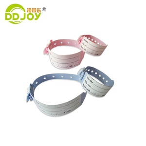 Polsino per bambini in PVC impermeabile, braccialetto per adulti in morbido vinile, braccialetto identificativo per madre e bambino - Product Image 6