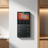 Panel de Control Táctil Inteligente para el Hogar con Android de 4 Pulgadas, Bluetooth, Zigbee, Interruptor de 4 Canales, Montaje en Pared para Automatización del Hogar