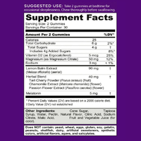 Gummies de mélatonine OEM avec mélisse, extraits végétaux, magnésium et vitamine D – Complément de mélatonine pour le sommeil, l'humeur et la relaxation