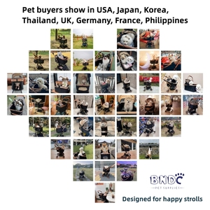 Poussette animaux avec panier de rangement pliable et léger chariot de <span class=keywords><strong>transport</strong></span> pour chien Jogging poussette poussette pour <span class=keywords><strong>chat</strong></span> - Product Image 4