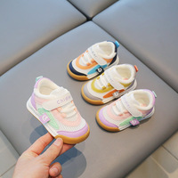 Nouveautés 2026 – Chaussures décontractées d'extérieur pour tout-petits en maille respirante à semelle souple, fermeture auto-agrippante, toutes saisons – Vente en gros