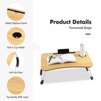 Bureau d'ordinateur Portable pliable, vente en gros, Table d'ordinateur Portable pliante en bois, bureau d'ordinateur sur le lit