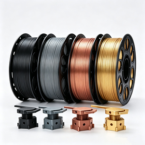 Filamento de Impresión 3D PLA Seda de 1.75mm, Color Único, Acabado Brillante, Material de Impresión 3D PLA Ecológico, Venta al Por Mayor de Fábrica - Product Image 1