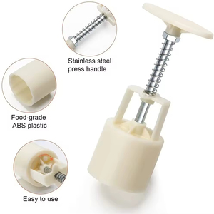 Dễ dàng-phát hành thiết kế DIY bánh công cụ cấp thực phẩm nhựa hoa tem sáng tạo MOONCAKE khuôn - Product Image 3