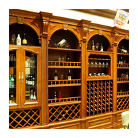 Barre unique d'armoire de vin de conception de MCZ avec le meuble de rangement d'affichage en verre pour des meubles modernes de salon