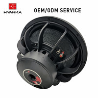 Subwoofer de voiture HYANKA BSF-15-2 15 pouces en gros, 2+2Ω 1200W RMS, aimant Y35, cône en papier non pressé, woofer universel pour auto