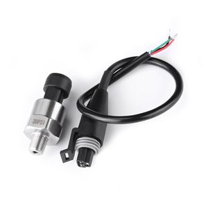 Capteur de pression Walfront, filetage 1/8 NPT, 30 PSI, acier inoxydable, huile, carburant, air, eau - Product Image 4