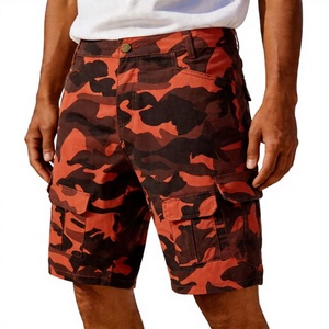 Cargo <b>Shorts</b> for <b>Men</b> Camouflage Print Knee Length Button Waist with Multi Pockets Stretch Travel <b>Work</b> Lightweight Summer Outdoor - Product Image 5