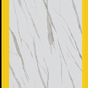 Pannello Moderno in PVC Bianco Lucido Effetto 3D Impermeabile <span class=keywords><strong>per</strong></span> Rivestimento Pareti Bagno, Palestra, <span class=keywords><strong>Cucina</strong></span> e Decorazione <span class=keywords><strong>Paraschizzi</strong></span> - Product Image 4
