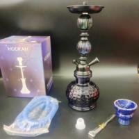 Ensemble de chicha en fer personnalisé unique, chicha portable, narguilé, chicha en métal, pipe à eau avec accessoires jetables pour les voyages