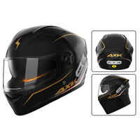 Casque de moto intégral en PP durable avec double visière, système de ventilation et coque interne en EPS pour la course et la conduite
