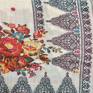 Chal Jamawar de Jacquard Floral de Lujo, Fabricante Personalizado, Suave, Transpirable, Tejido, Etnico, de Moda, para Invierno, Venta al Por Mayor - Product Image 6