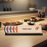 Conteneur de sushi biodégradable sur mesure, design personnalisé, cylindre en plastique, tube à pousser, emballage alimentaire, conteneur de qualité alimentaire