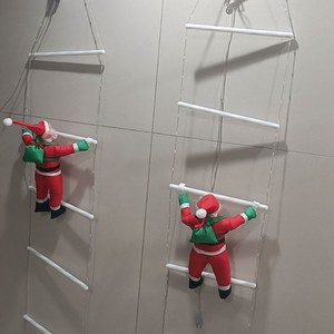 Luces LED de Papá Noel trepando, guirnaldas de luces LED, decoraciones navideñas para exteriores, luces de ambiente festivo - Product Image 4
