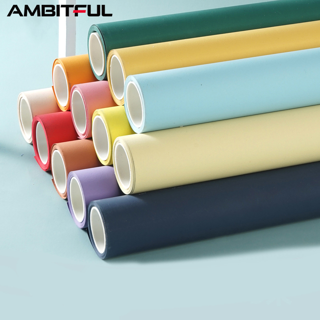 2.72x5m 2.72*11m Roll Photography Studio Photo Shoot Backdrop Solid Color Seamless Background Paper Props Backdrops Paper
