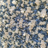 Mur de fleurs artificielles 3D en tissu personnalisé avec rangée de roses, rideau enroulable pour la décoration de mariages romantiques, de propositions de mariage, d'événements et de fêtes