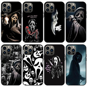 Coque de téléphone fantôme d'horreur Halloween pour iPhone 16 Pro Max Support d'image personnalisable Convient également pour iPhone 15 <span class=keywords><strong>14</strong></span> 13 Pro Max - Product Image 2