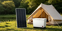 Congélateur coffre solaire autonome 300L DC12V 24V, efficacité énergétique A++, pour camping, marché, zones rurales éloignées, OEM