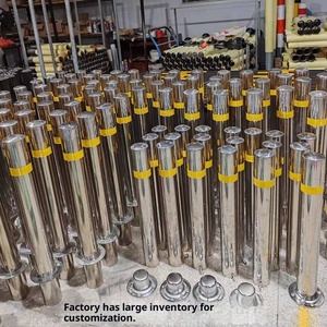 厚さステンレス鋼衝突防止反射カスタマイズ可能駐車コラム304/201グレードモバイルデザイン - Product Image 1