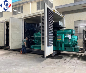 גנרטור דיזל קאמינס 1000kVA 1500kVA 2000kVA גנרטור דיזל מנוע חשמלי 380V 400V 415V מתאים לתחנות כוח גדולות - Product Image 3