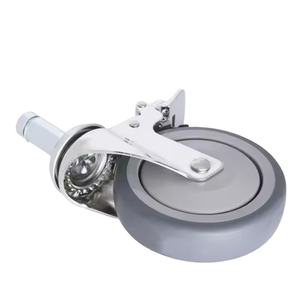 3 Zoll Small Custom ize PP Kunststoff Metall Hoch leistungs halterung Rahmen <span class=keywords><strong>Caster</strong></span> Hot Wheels Spielzeug autos für Karren mit Trolley Kugellager - Product Image 5