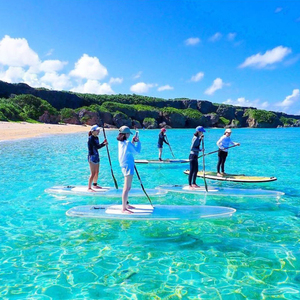Tabla de <span class=keywords><strong>Paddle</strong></span> Surf de PC de 17 cm para Surfear en el Mar, <span class=keywords><strong>Alquiler</strong></span> de Tabla Rígida Transparente para Playa - Product Image 3