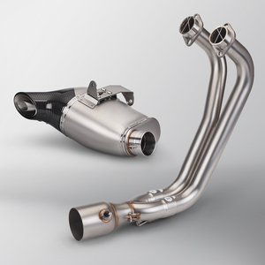Sistema de escape completo para motocicleta de 51mm, tubo de escape delantero modificado para Yamaha YZF R25 R3, 2015-2023 - Product Image 5