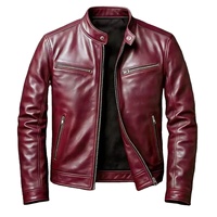 Blouson en cuir PU noir coupe slim coupe motard classique de haute qualité 3XL pour homme – Nouvelle collection – Coupe-vent – Chaqueta de cuero