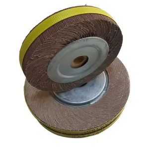 Hot sale high quality wholesale aluminum oxide flap wheel for grinding machinery