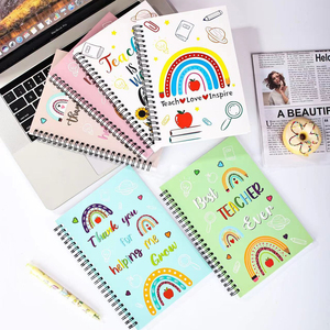 Paquete de 2 Cuadernos Espiral A5 con Diseño de Dibujos Animados, 50 Hojas Rayadas, Bloc de <span class=keywords><strong>Notas</strong></span> Personalizado, Diario, <span class=keywords><strong>Cuaderno</strong></span> para Material Escolar - Product Image 1