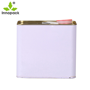 Secchio in Latta Quadrato da <span class=keywords><strong>3</strong></span> <span class=keywords><strong>Litri</strong></span> per Olio, Contenitore in Metallo per Vernice Trasparente, Produttore di Lattine - Product Image 2