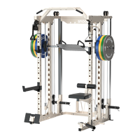SNODE Commercial Smith Machine Tout-en-un Power Rack Crossover à câbles Équipement de musculation Station d'entraînement Squat et Banc de Musculation