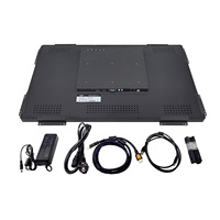 Moniteur tactile industriel 27 pouces Full HD 1920*1080 à écran capacitif USB pour ordinateur/Linux, directement de l'usine