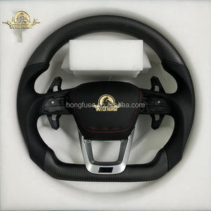 พวงมาลัยหนังคาร์บอนไฟเบอร์แบบมีรูระบายอากาศ <span class=keywords><strong>ราคา</strong></span>โรงงาน สำหรับรถยนต์โตโยต้า ปราโด GR สไตล์ วีออส ยาริส ไฮลักซ์ แคมรี่ อัลฟาร์ด อัลติส - Product Image 5