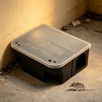 Boîte piège à souris et rats en plastique sécurisée pour la maison, station d'appât pour termites et rongeurs