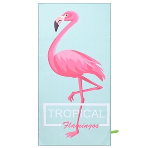 Secado rápido sin arena Impresión digital <span class=keywords><strong>Flamingo</strong></span> Boat Toallas de playa de verano Toallas de playa portátiles con broches - Product Image 1