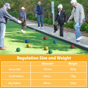 Chuyên Nghiệp Lớp 107Mm <span class=keywords><strong>Bocce</strong></span> Bóng Trò Chơi Thiết Lập Quy định Kích Thước Và Trọng Lượng 920G Cho Chính Thức Giải Đấu <span class=keywords><strong>Bocce</strong></span> Bóng Thiết Lập - Product Image 2