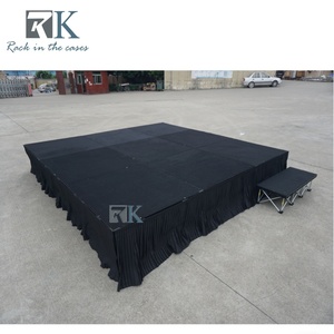 Escenario de Aluminio de Alta Calidad para Eventos, Plataforma de Escenario de Aluminio, Podio Portátil con Patas Plegables - Product Image 6