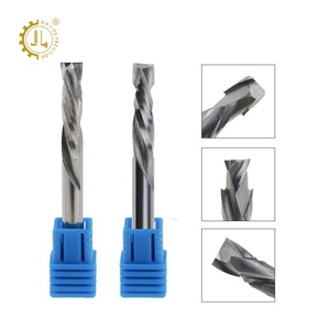 Fraise de compression CNC 3/8 à 2 dents, fraise de fraisage à compression à deux dents, fraise de fraisage à compression haut et bas pour mélamine - Product Image 1