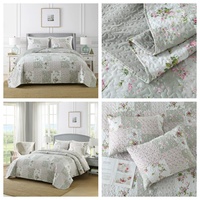 Ensemble de couvre-lits 3 pièces, fabrication expérimentée, OEM ODM, personnalisé, léger, toutes saisons