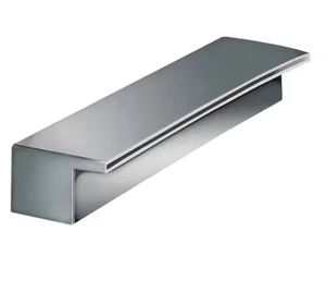 Cascade d'eau en acier inoxydable avec éclairage LED pour piscine extérieure en acrylique, rideau d'eau, cascade, fontaine - Product Image 5