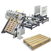 Machine de clouage automatique de palettes contrôlée par programme Triple Pier à vendre